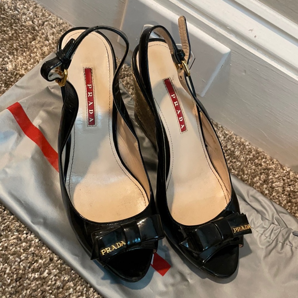 Prada wedges